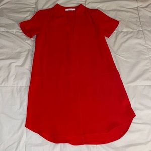 Lush Fancy Shirt Dress New XS